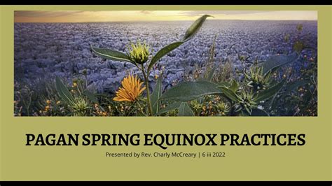 The Role of Mythology in Pagan Spring Equinox Celebrations